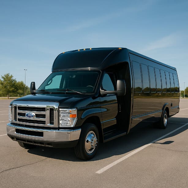 Pomona Shuttle Bus Rentals 18 Passenger Shuttle Bus